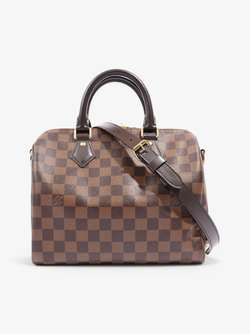  Louis Vuitton Speedy Bandouliere Damier Ebene Coated Canvas 25