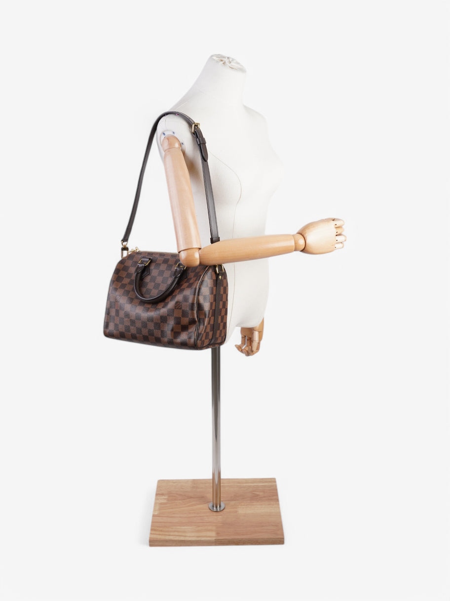 Louis Vuitton Speedy Bandouliere Damier Ebene Coated Canvas 25 Image 2