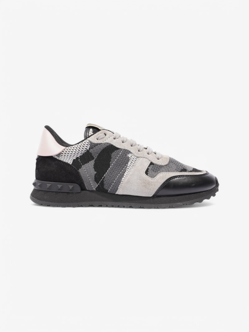  Valentino Rockrunner Sneakers Black / Grey / Pink Mesh EU 37 UK 4