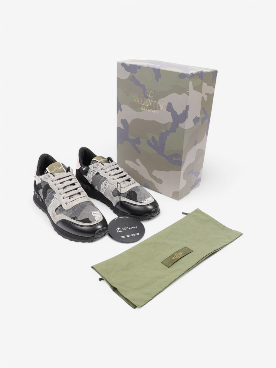 Valentino Rockrunner Sneakers Black / Grey / Pink Mesh EU 37 UK 4 Image 10