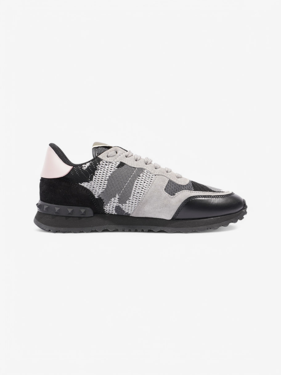Valentino Rockrunner Sneakers Black / Grey / Pink Mesh EU 37 UK 4 Image 4
