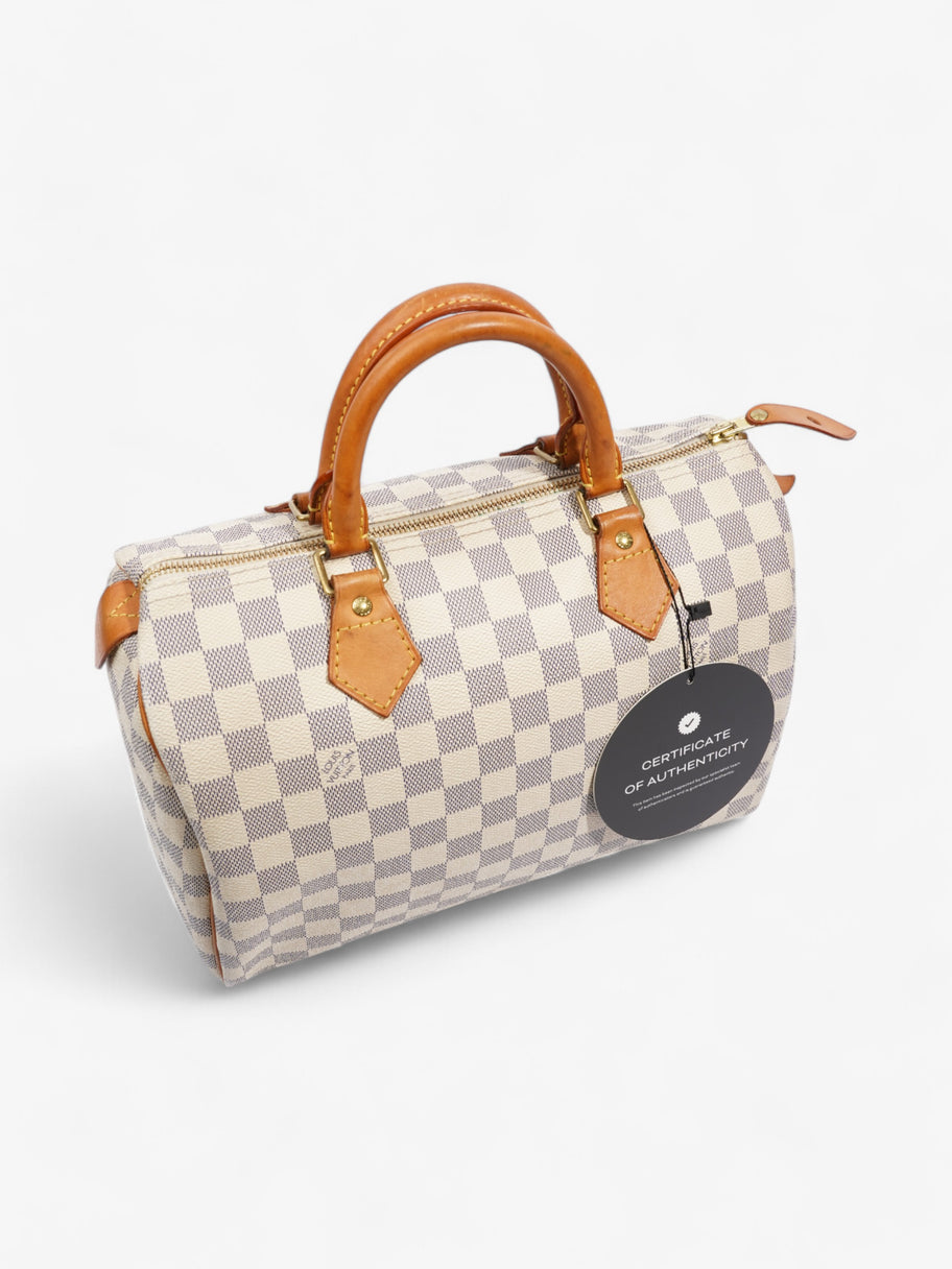 Louis Vuitton Speedy Damier Azur Coated Canvas 30 Image 12