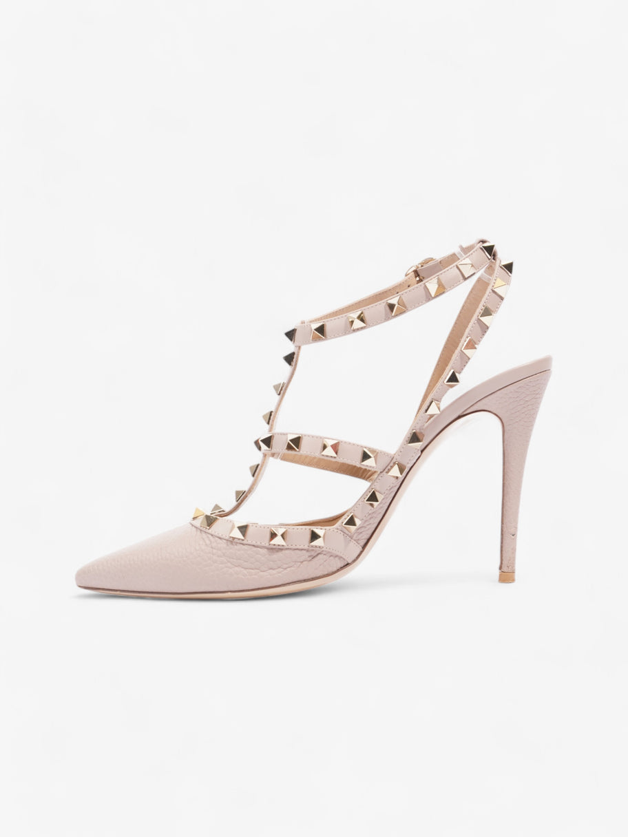 Valentino Rockstud Heels 100 Nude / Gold Leather EU 40 UK 7 Image 3