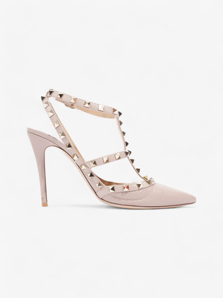 Valentino Rockstud Heels 100 Nude / Gold Leather EU 40 UK 7 Image 4