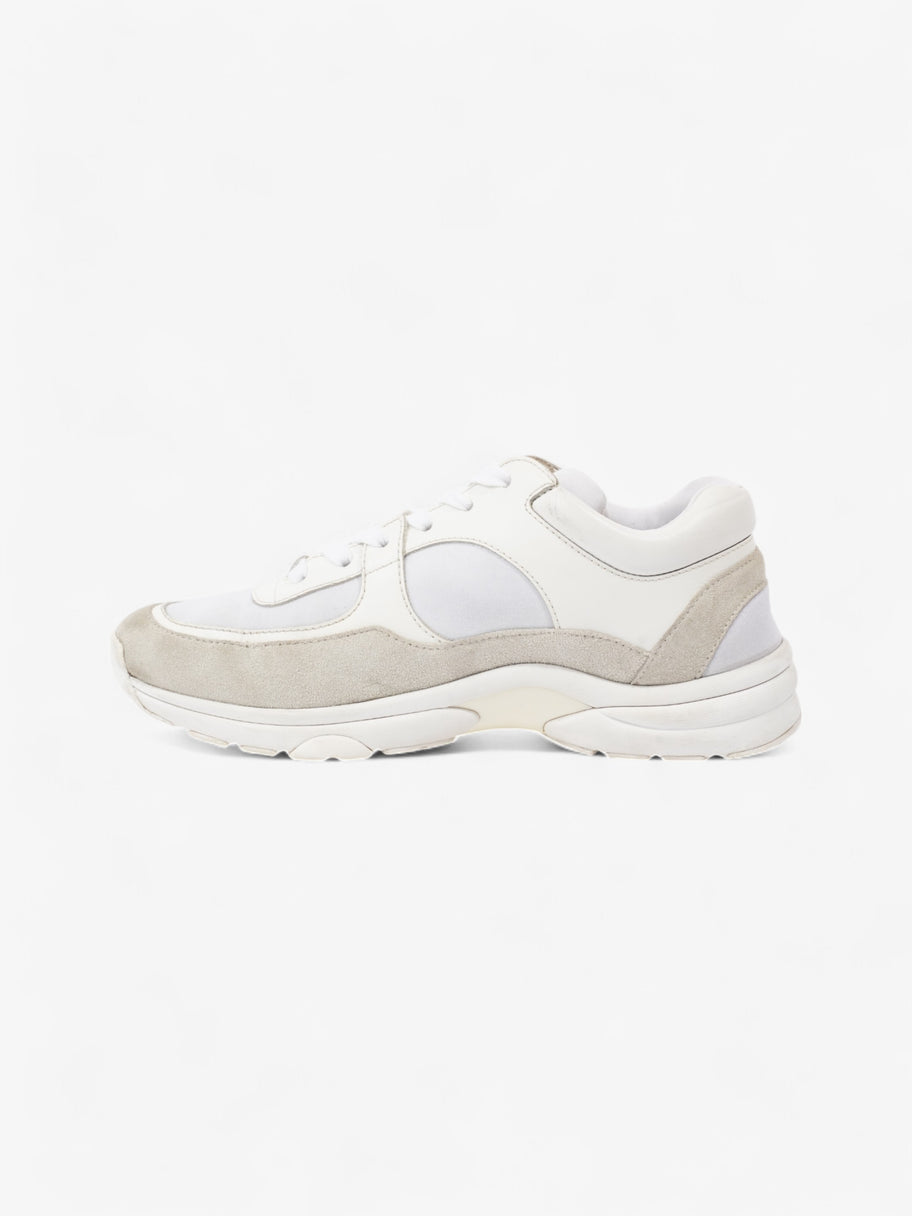 Chanel CC Logo Sneakers White  Suede EU 39 UK 6 Image 3