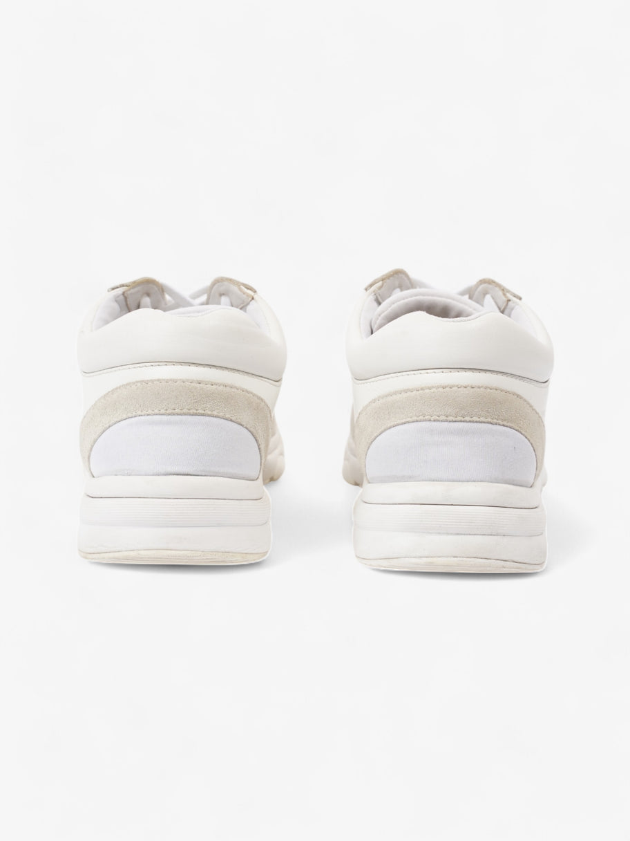 Chanel CC Logo Sneakers White  Suede EU 39 UK 6 Image 6