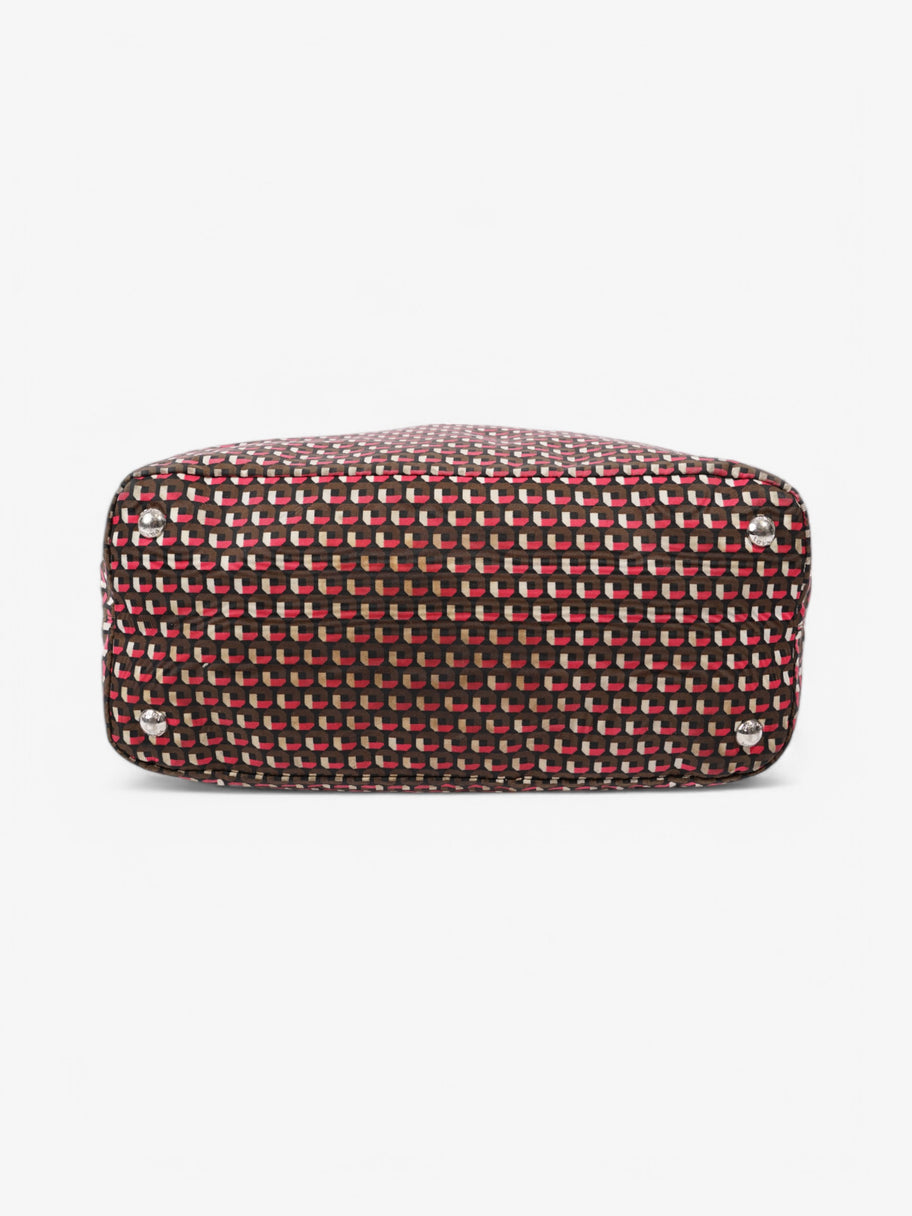 Prada Tote Brown / Pink Re Nylon Image 6