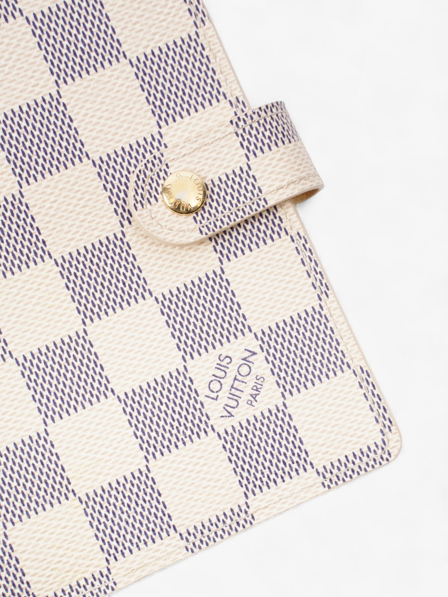 Louis Vuitton Ring Agenda Cover Damier Azur Coated Canvas Small Image 3