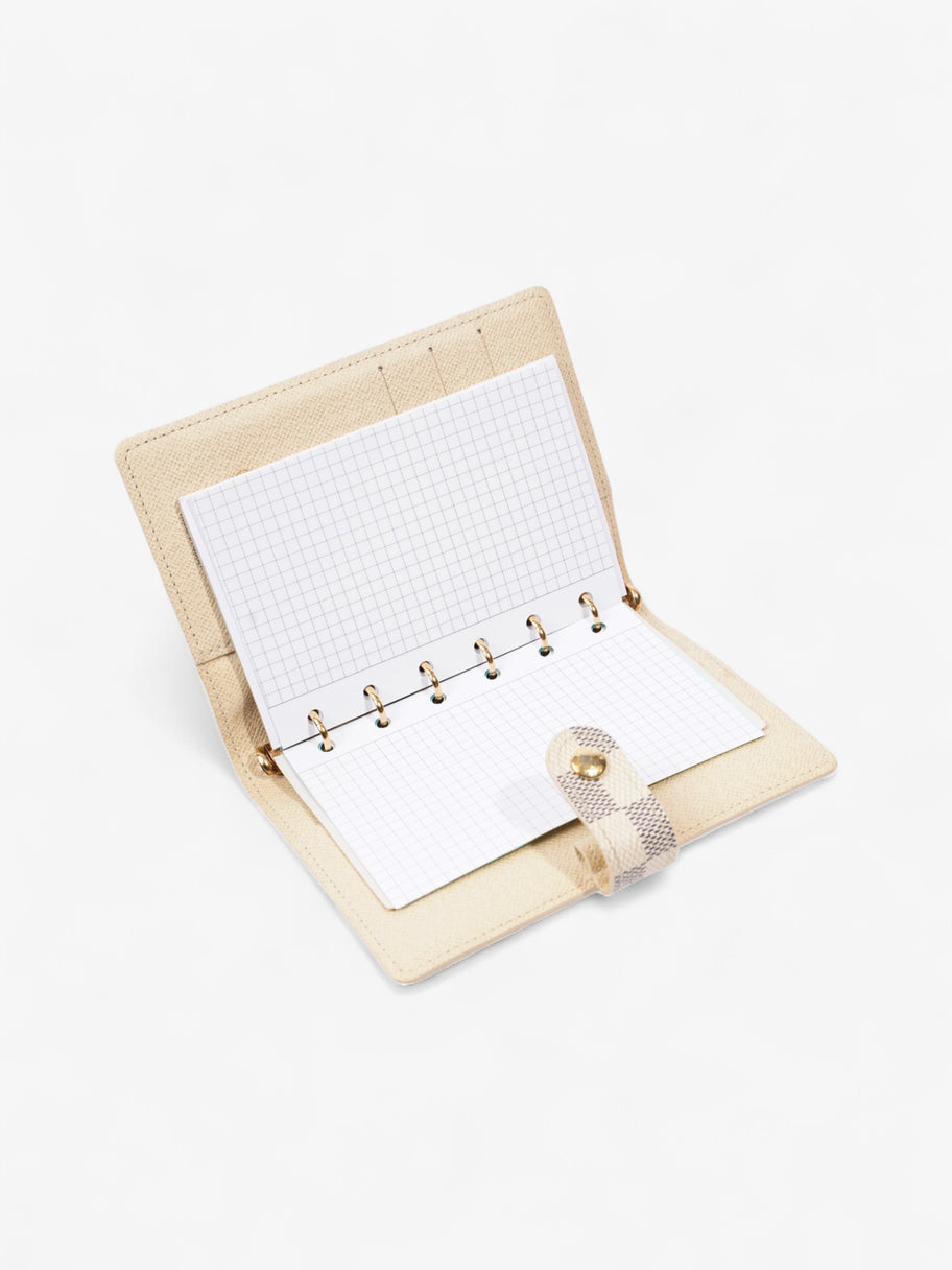 Louis Vuitton Ring Agenda Cover Damier Azur Coated Canvas Small Image 5
