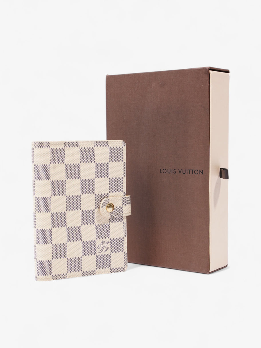 Louis Vuitton Ring Agenda Cover Damier Azur Coated Canvas Small Image 7