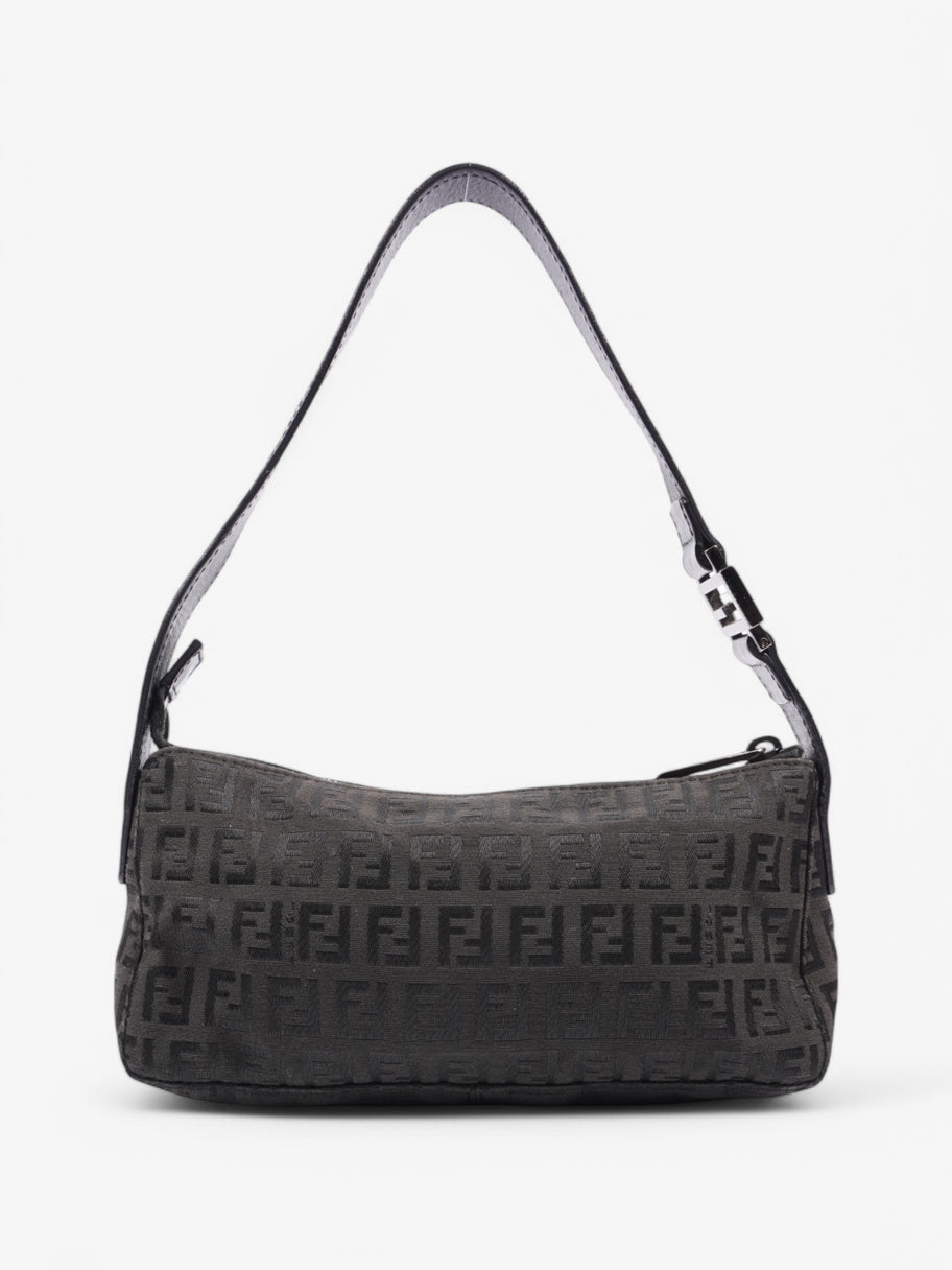 Fendi FF Baguette Black Canvas Image 4