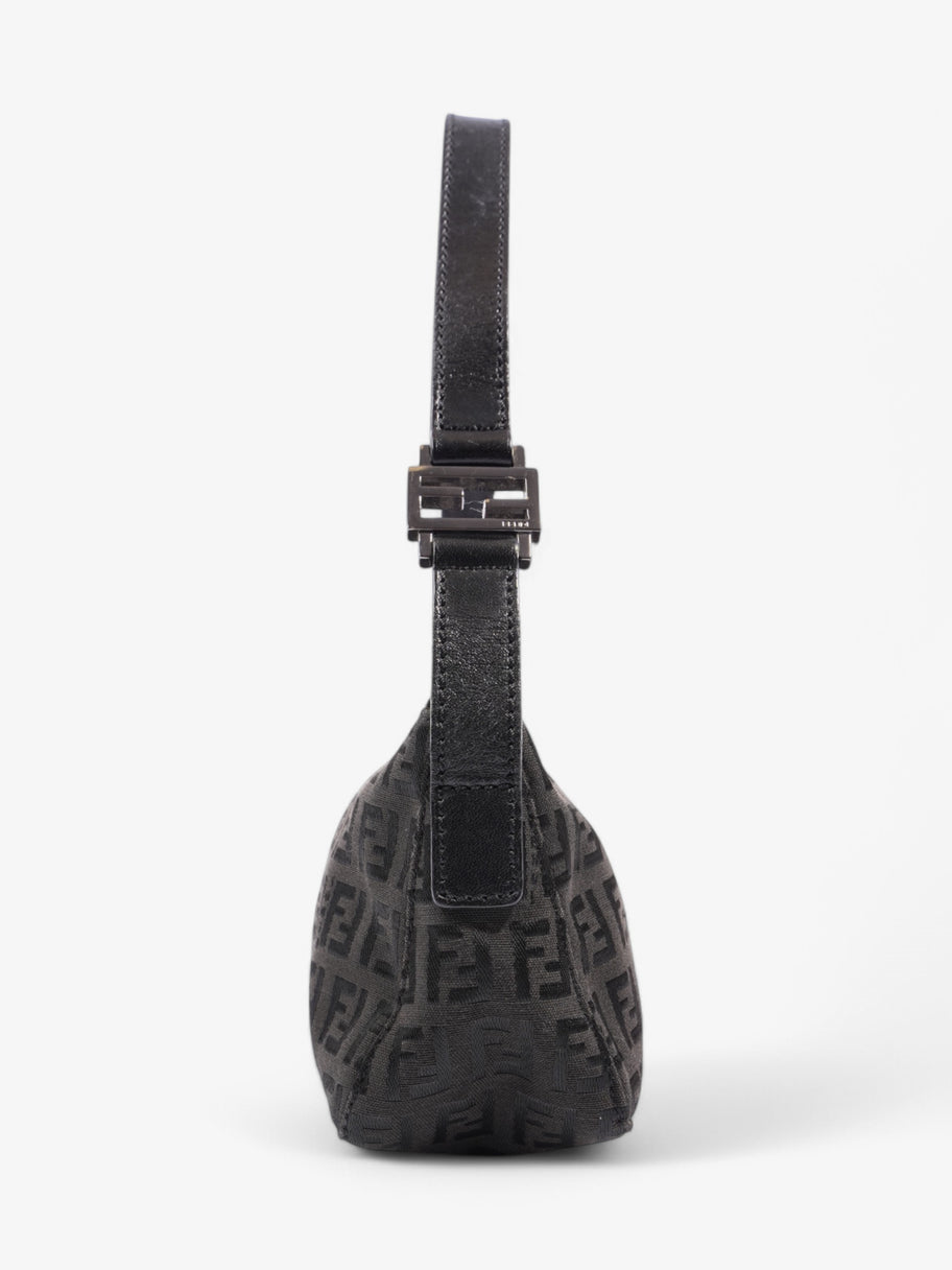Fendi FF Baguette Black Canvas Image 5