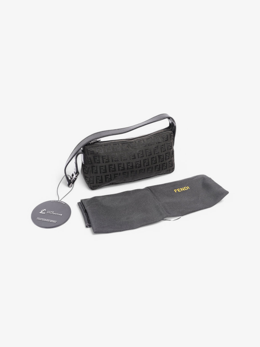 Fendi FF Baguette Black Canvas Image 8
