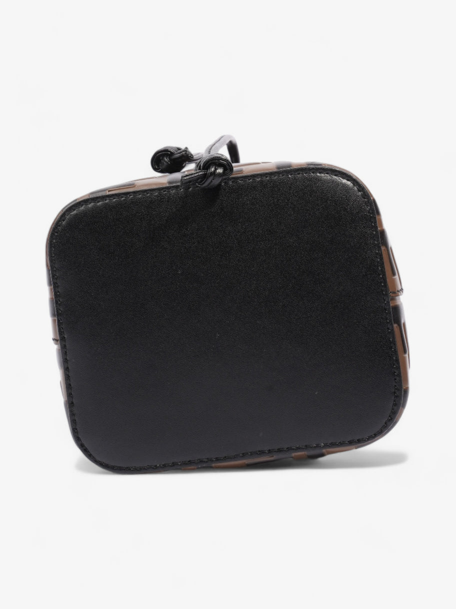 Fendi Mon Tresor Brown  / Black Calfskin Leather Mini Image 6