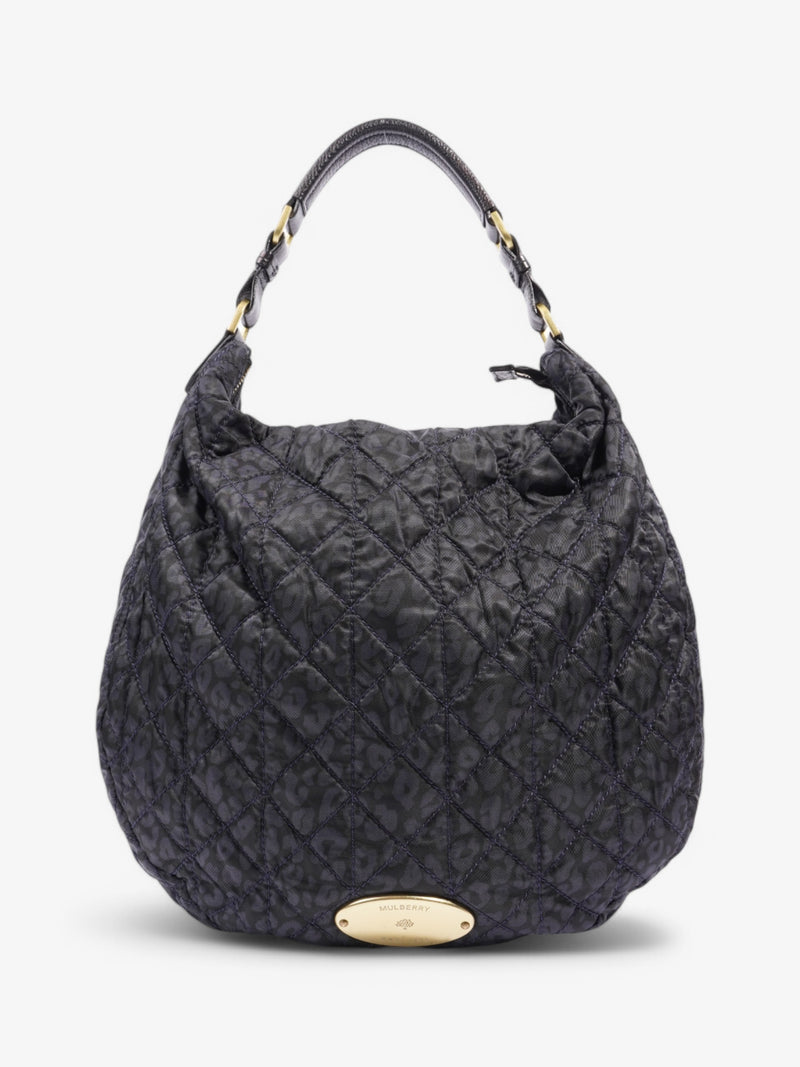 Mulberry Shoulder Bag Black / Navy Fabric 40 x 30 x 2