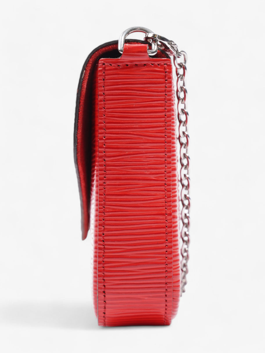Louis Vuitton Pochette Felicie Red Epi Leather Image 3