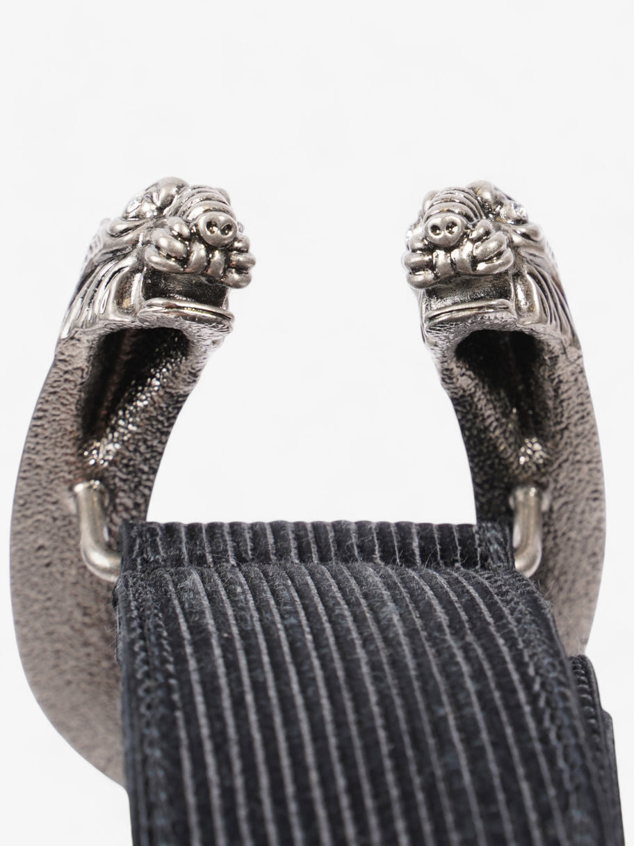 Gucci GG Dionysus Belt Black / Silver / Crystal Fabric 70cm / 28