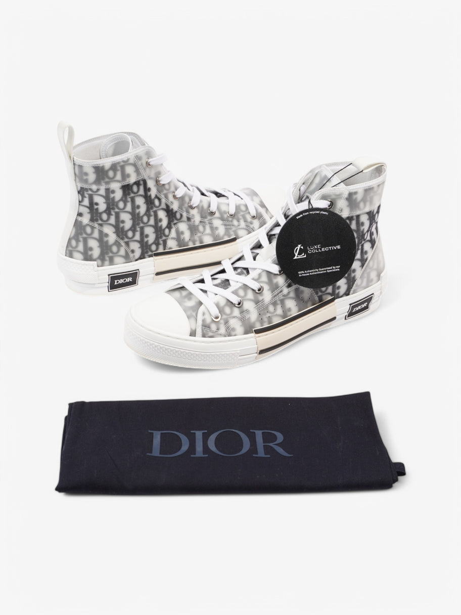 Christian Dior B23 High-tops White  / Grey Oblique Rubber EU 44.5 UK 10.5 Image 10