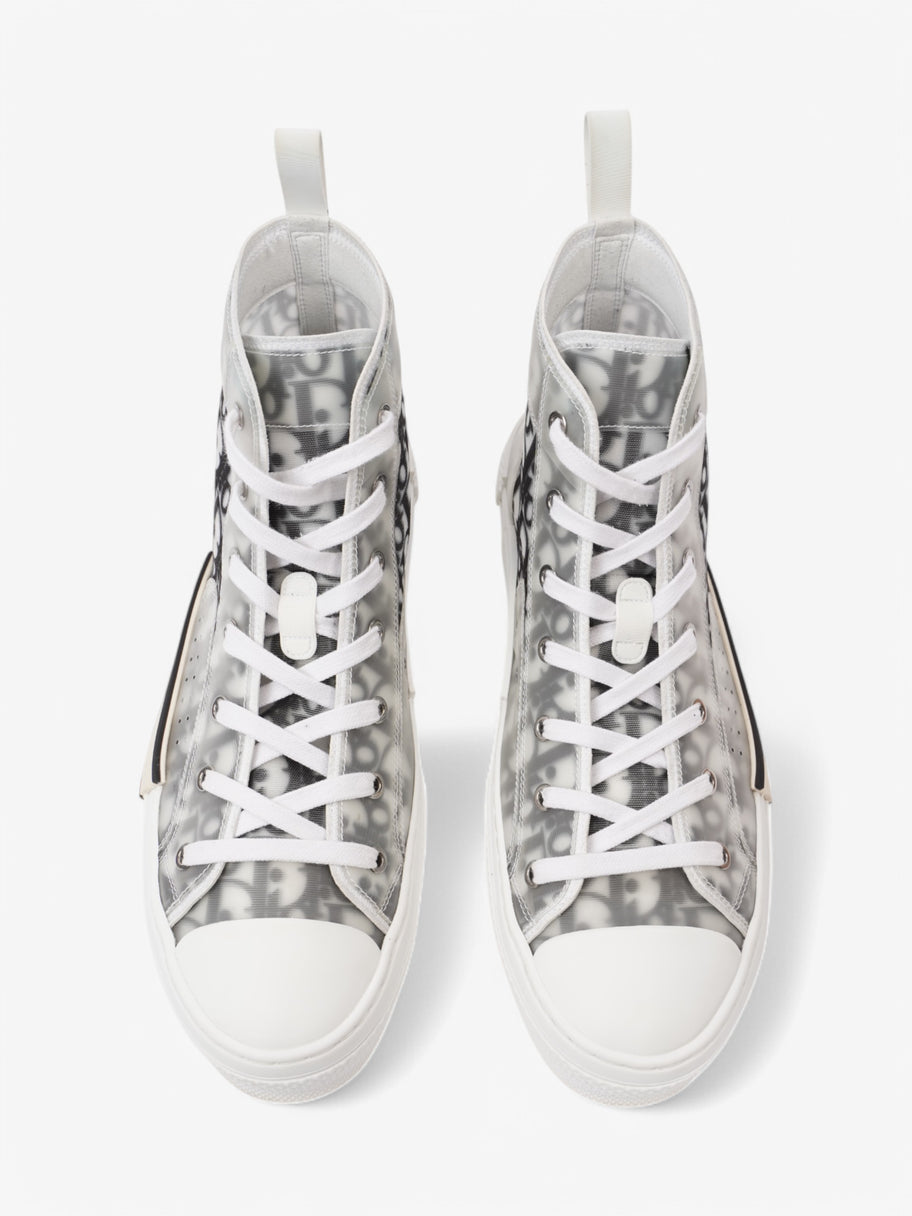 Christian Dior B23 High-tops White  / Grey Oblique Rubber EU 44.5 UK 10.5 Image 9
