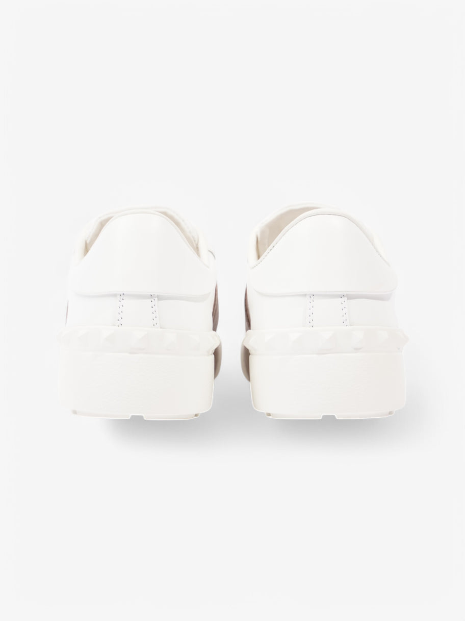 Valentino Open Laceless Sneakers White  / Nude Leather EU 37.5 UK 4.5 Image 6