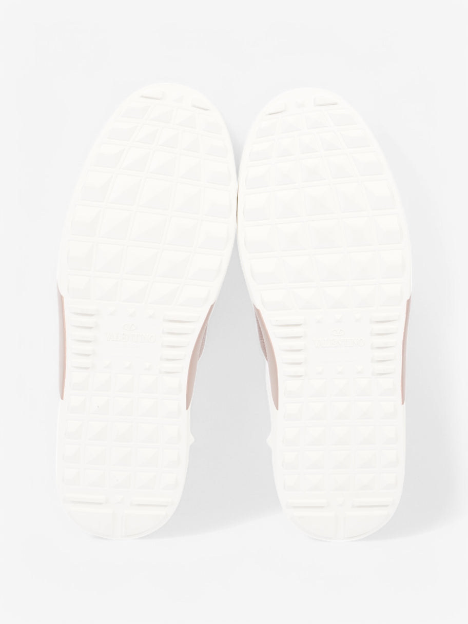 Valentino Open Laceless Sneakers White  / Nude Leather EU 37.5 UK 4.5 Image 7