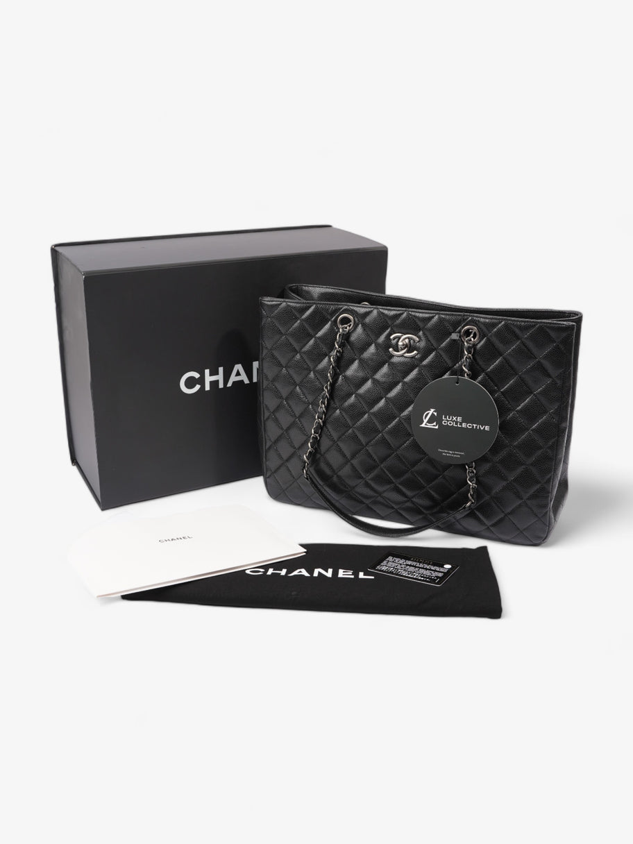 Timeless Classic Tote Black Caviar Leather Image 10
