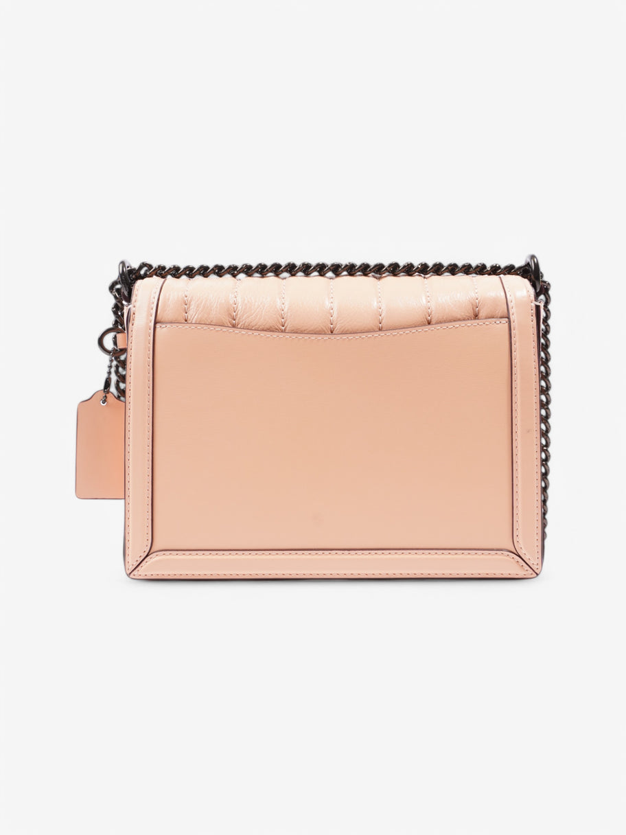 Coach Hutton Shoulder Bag Peach Leather 21.5x16.5x6cm Image 4
