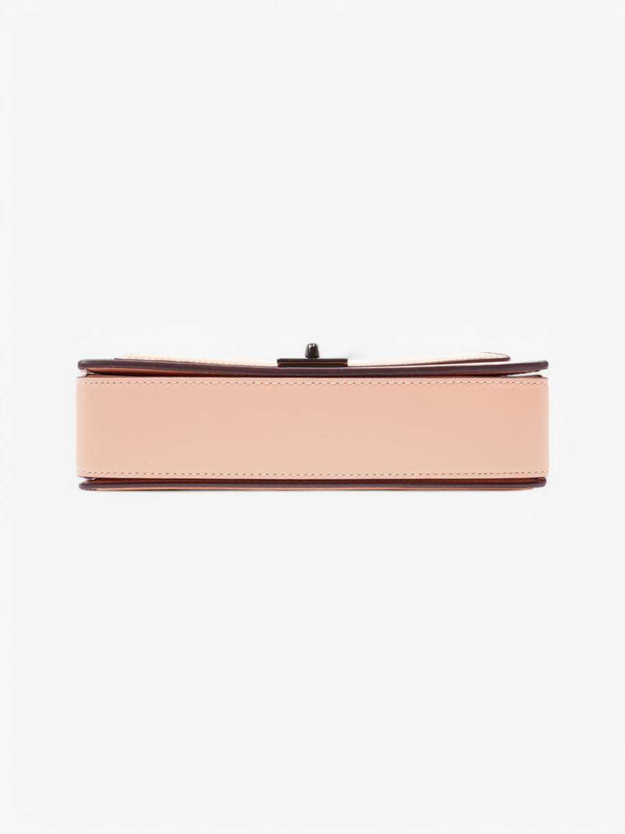 Coach Hutton Shoulder Bag Peach Leather 21.5x16.5x6cm Image 6