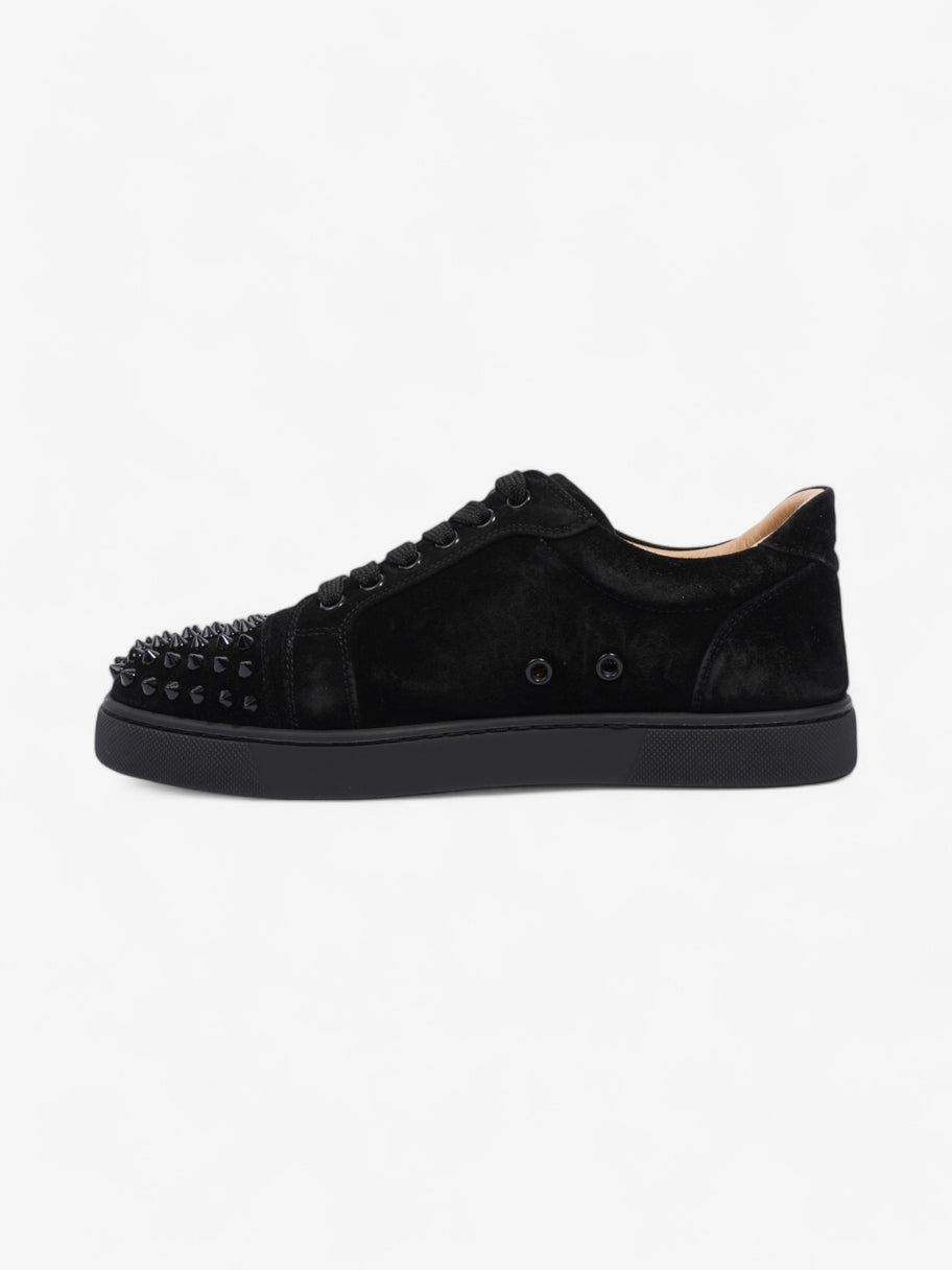 Christian Louboutin Vieira Spikes Sneakers Black Suede EU 38 UK 5 Image 3