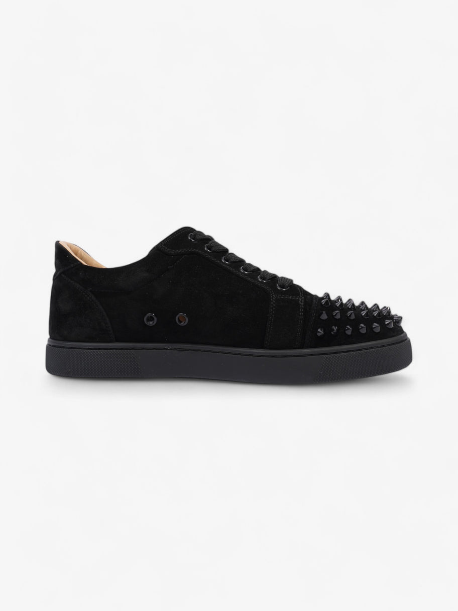 Christian Louboutin Vieira Spikes Sneakers Black Suede EU 38 UK 5 Image 4