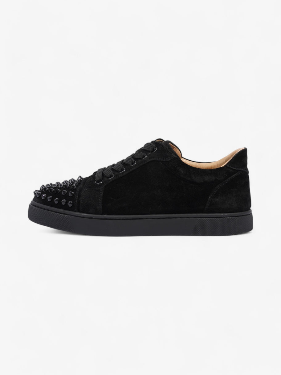 Christian Louboutin Vieira Spikes Sneakers Black Suede EU 38 UK 5 Image 5