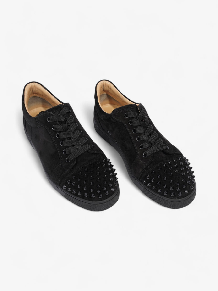 Christian Louboutin Vieira Spikes Sneakers Black Suede EU 38 UK 5 Image 8