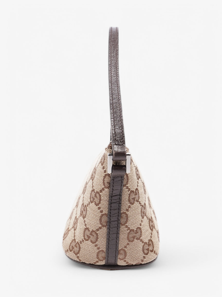 Gucci Boat Pochette Beige  / Brown Canvas Image 5
