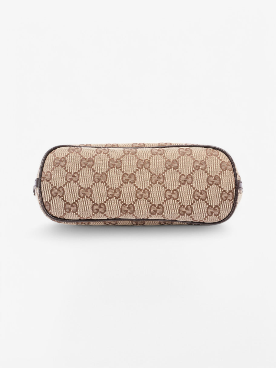 Gucci Boat Pochette Beige  / Brown Canvas Image 6