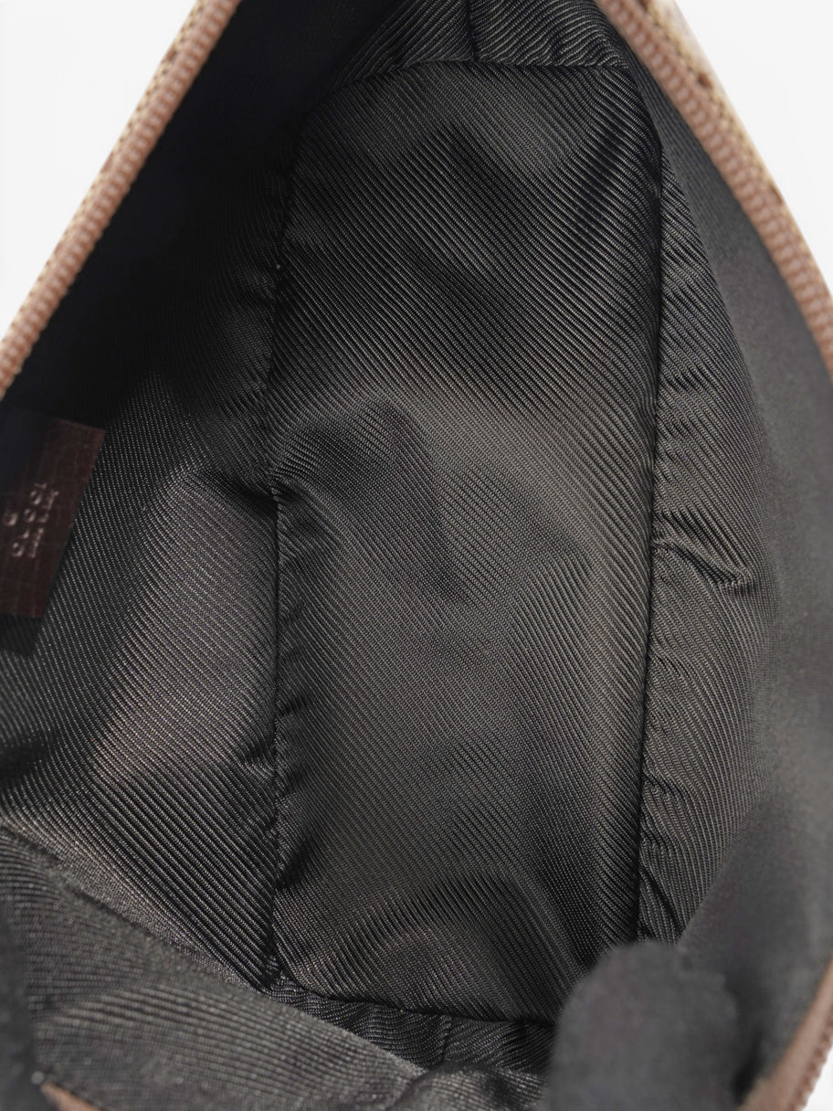 Gucci Boat Pochette Beige  / Brown Canvas Image 7