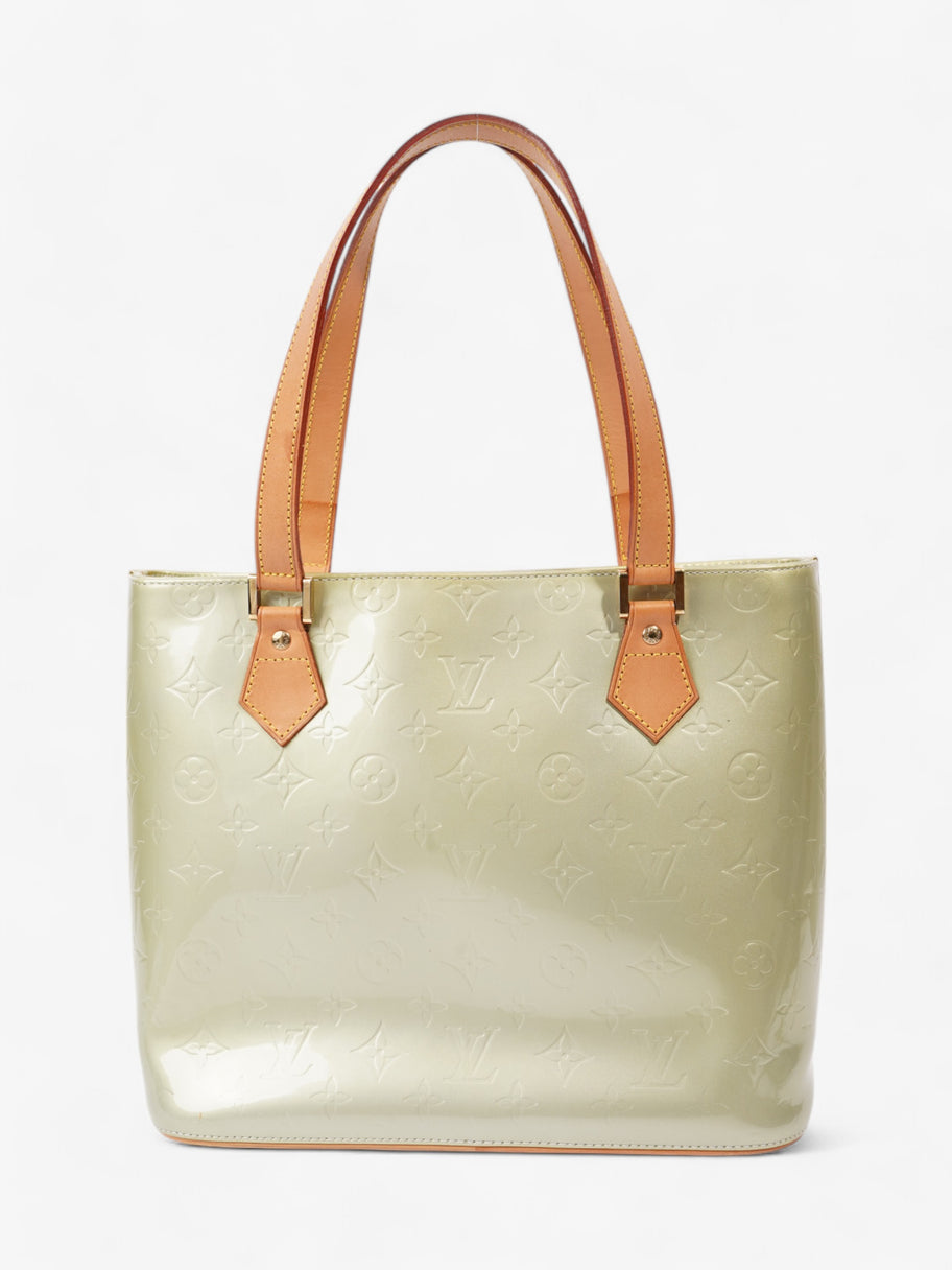 Louis Vuitton Houston Monogram Vernis / Apple Green Vernis Leather Image 4