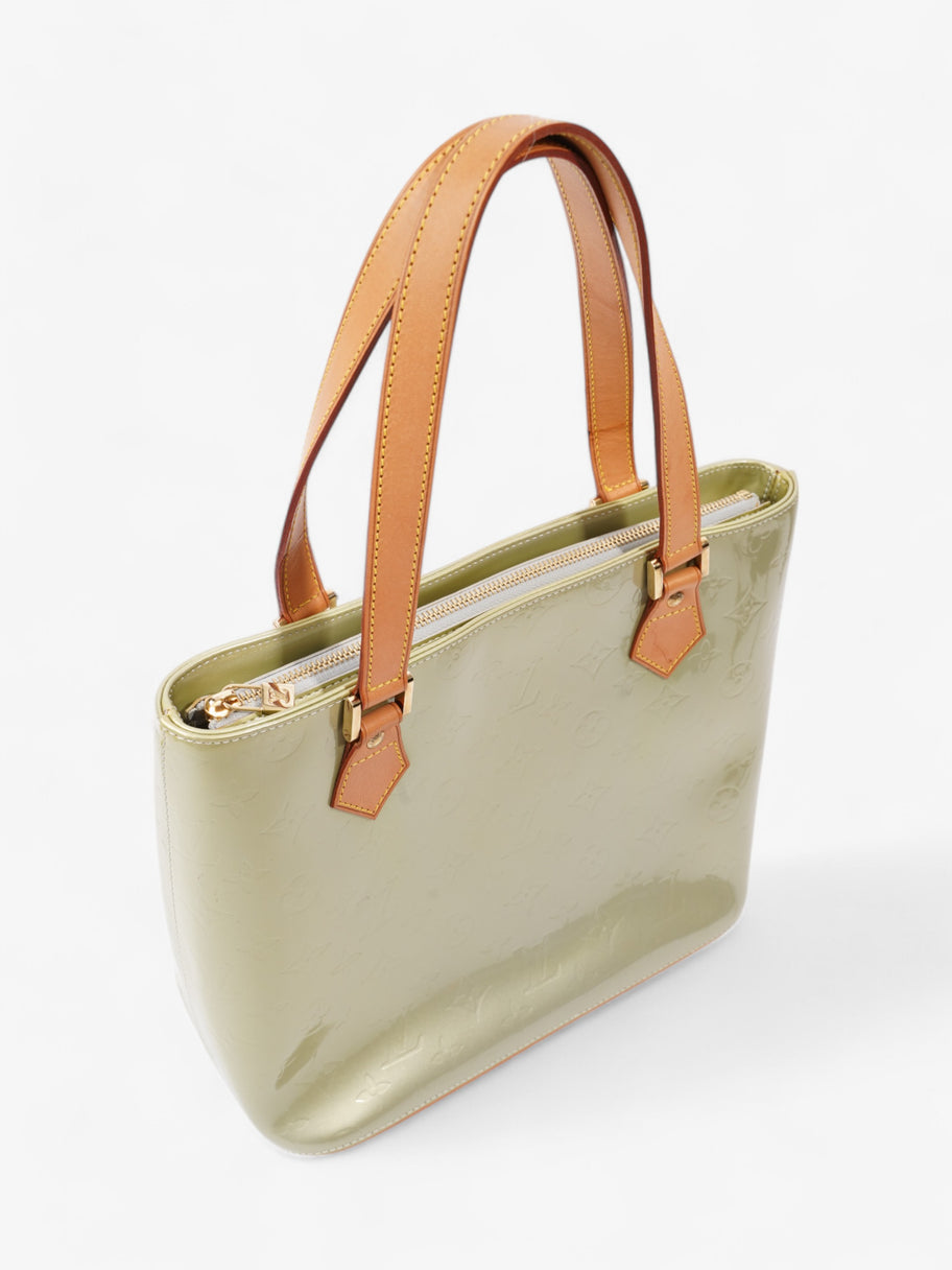 Louis Vuitton Houston Monogram Vernis / Apple Green Vernis Leather Image 7