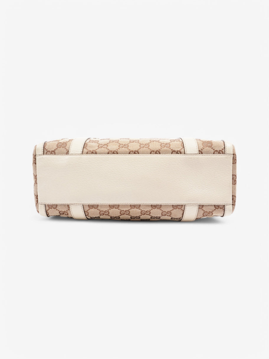 Gucci Boston Bag Supreme / White Canvas Image 6