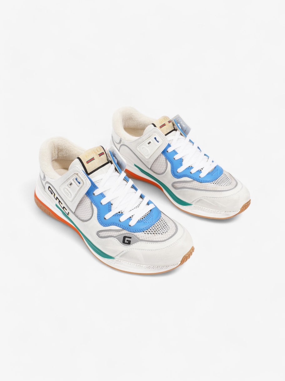 Gucci Ultrapace Sneakers White  / Blue / Green Mesh EU 42 UK 8 Image 2