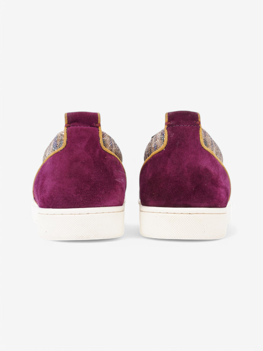Christian Louboutin Louis Junior Spike Gold / Purple / Black Leather EU 40 UK 7 Image 6