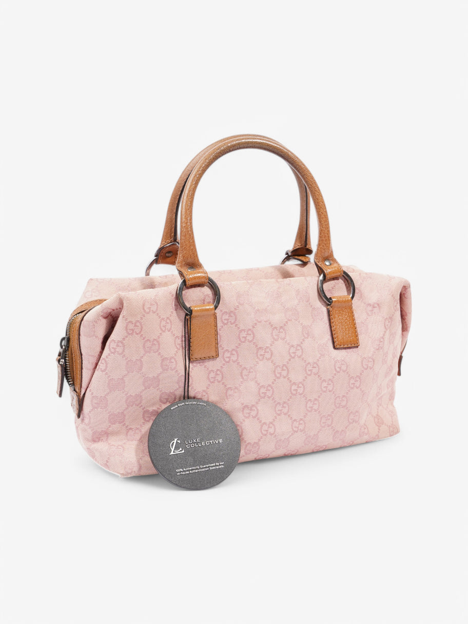 Gucci Boston Pink Canvas Image 11