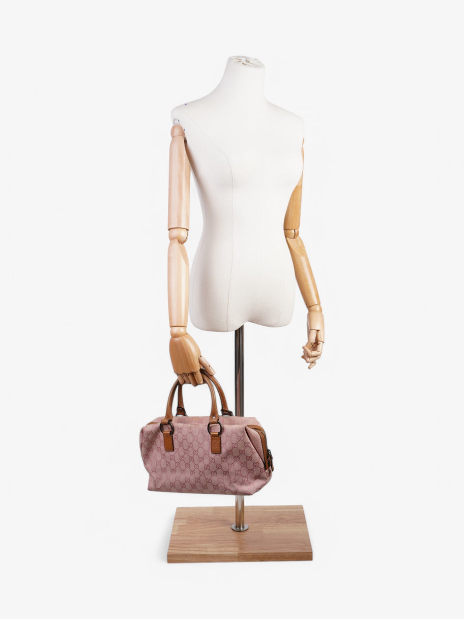 Gucci Boston Pink Canvas Image 2
