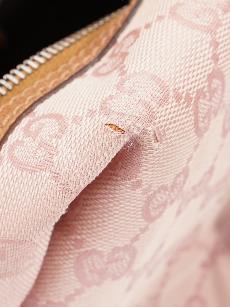 Gucci Boston Pink Canvas Image 9