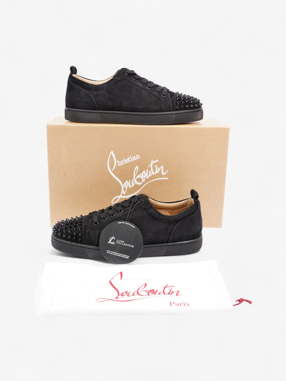 Christian Louboutin Louis Junior Spikes Black Suede EU 41 UK 7 Image 10