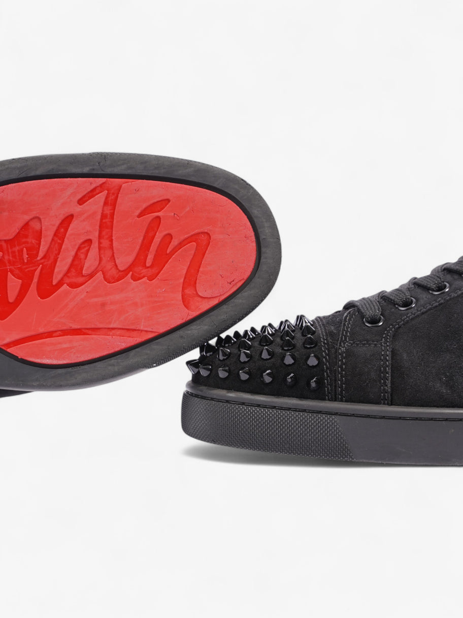 Christian Louboutin Louis Junior Spikes Black Suede EU 41 UK 7 Image 9