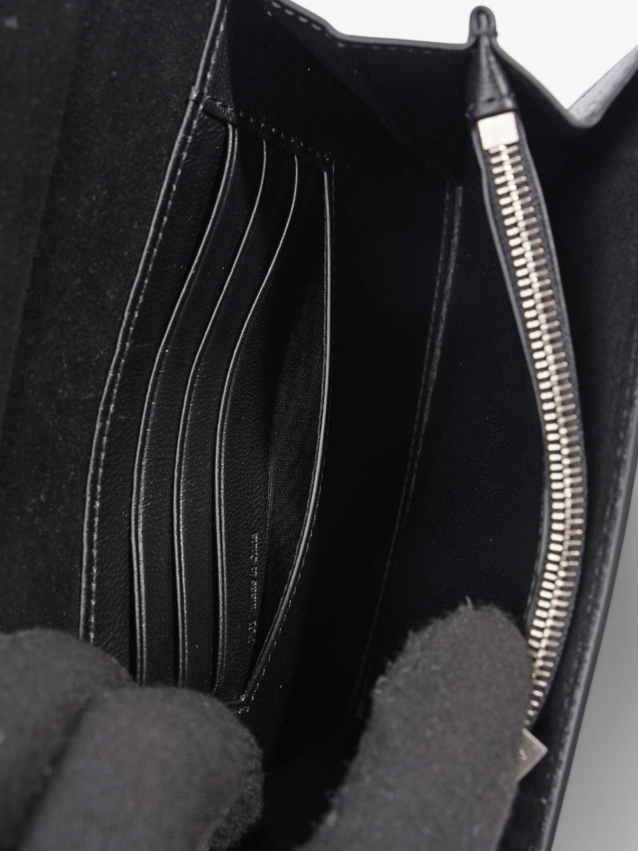 Mulberry Amberley Wallet Black Embossed Leather W-15cm. H-12Cm. Image 5