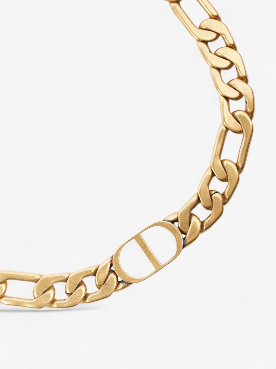 Christian Dior CD Choker Gold Base Metal Image 2