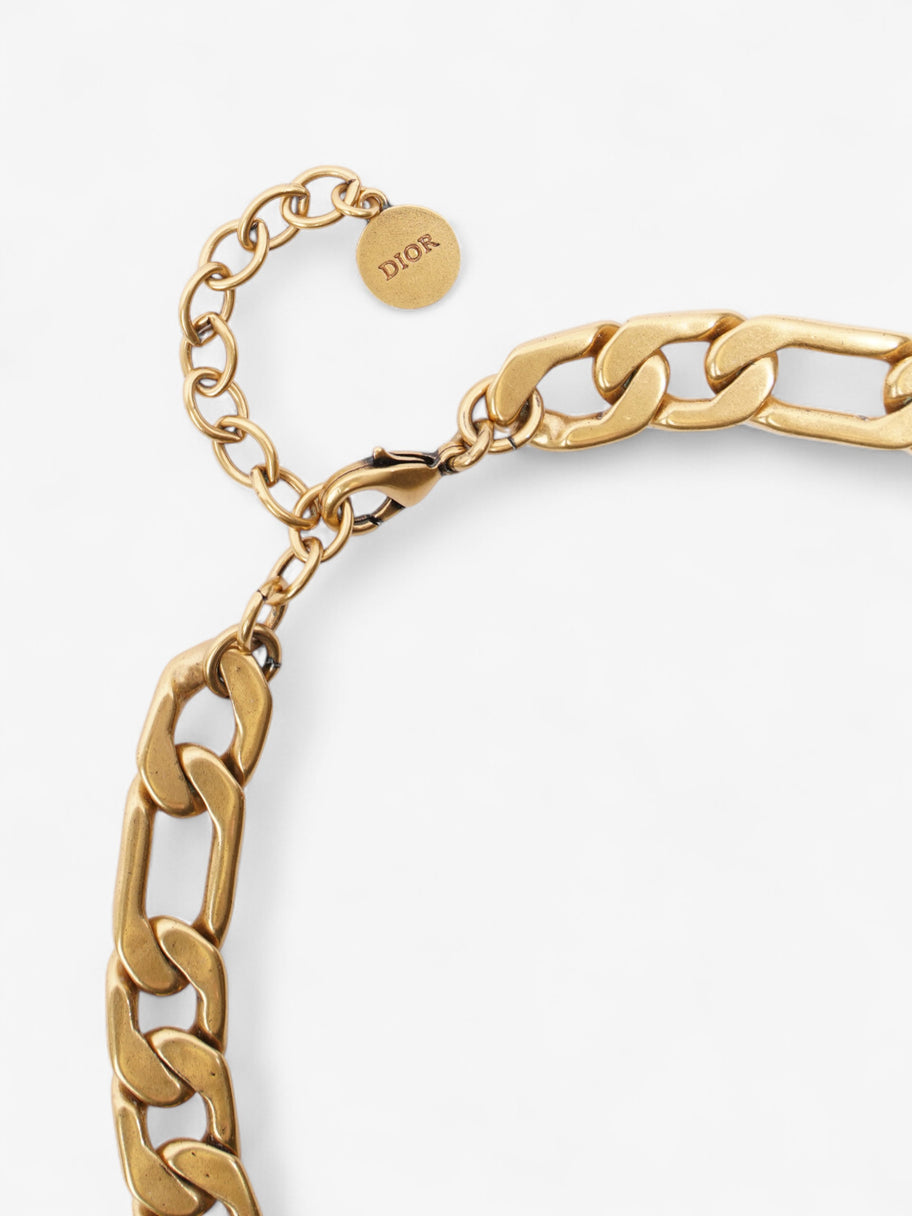Christian Dior CD Choker Gold Base Metal Image 3