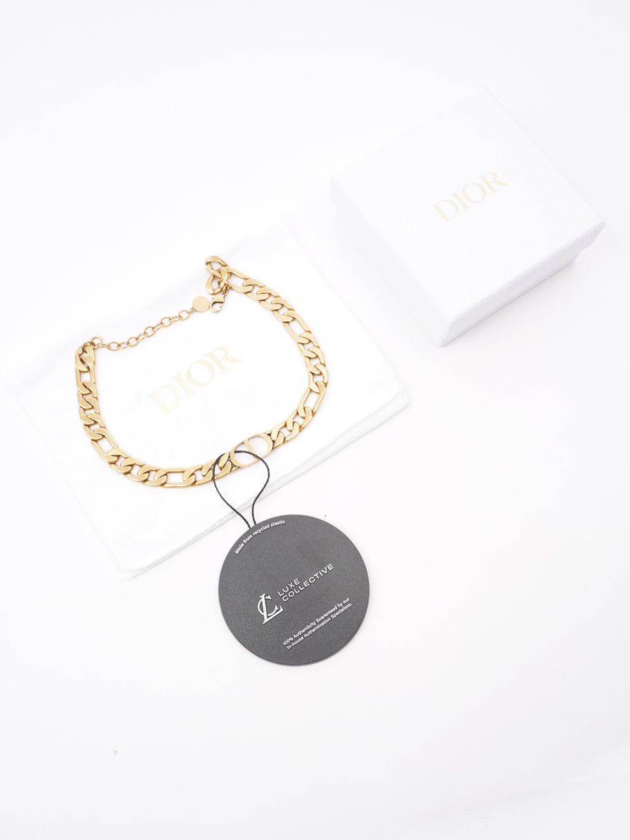 Christian Dior CD Choker Gold Base Metal Image 5