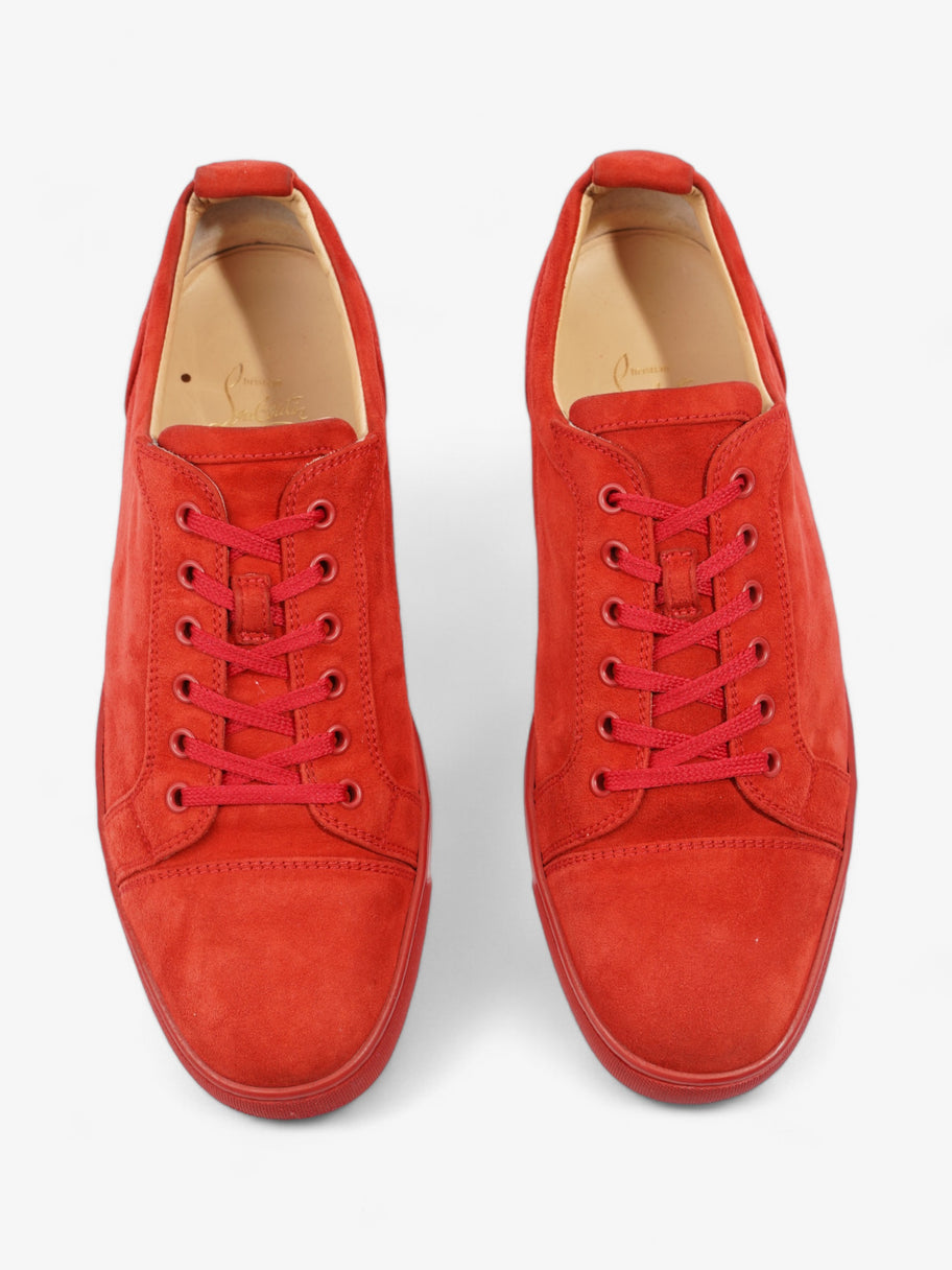 Christian Louboutin Louis Junior Sneakers Red Suede EU 43.5 UK 9.5 Image 8